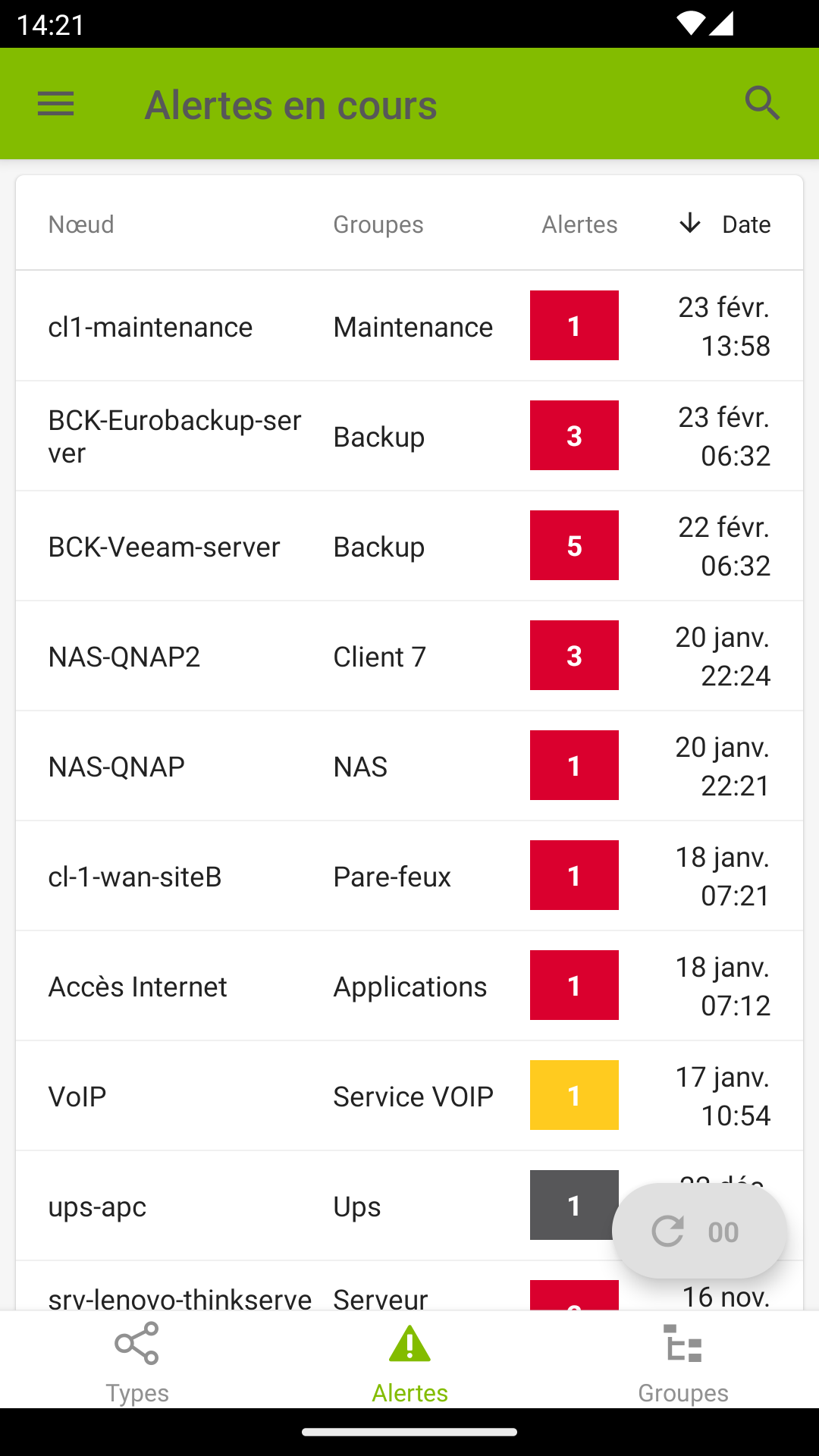 Esia Voyager application mobile